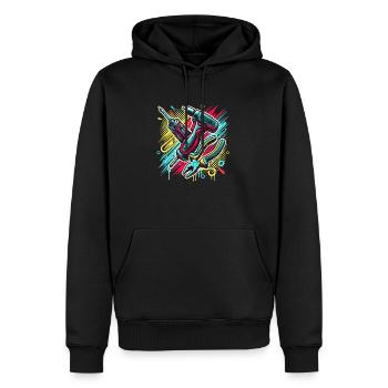Handwerker Werkzeug - Männer Premium Bio Hoodie - Schwarz - Vorne - Nico (187cm)