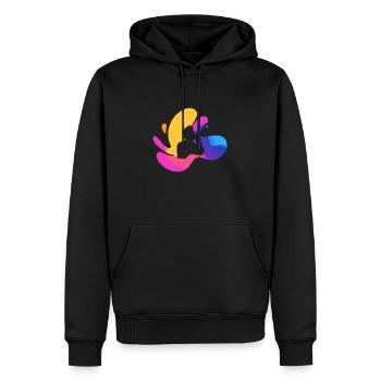 Singen Karaoke - Männer Premium Bio Hoodie - Schwarz - Vorne - Nico (187cm)