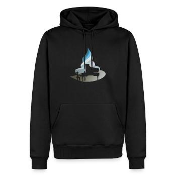 Piano Orchestre Symphonie - Sweat à capuche Premium bio Homme - noir - Devant - Nico (187cm)