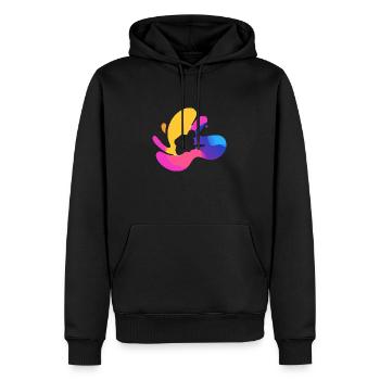 Guitar Bassist - Men’s Premium Organic Hoodie - black - Front - Nico (187cm)