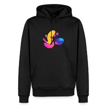 Tanzschule Tanzlehrer Foxtrott - Männer Premium Bio Hoodie - Schwarz - Vorne - Nico (187cm)