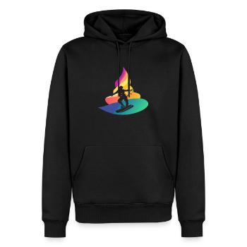 Wakeboarder Wakeboarding - Men’s Premium Organic Hoodie - black - Front - Nico (187cm)