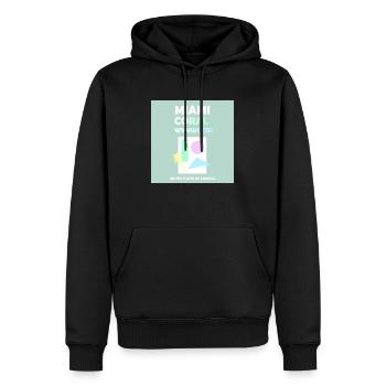 Miami, États-Unis, États-Unis - Sweat à capuche Premium bio Homme - noir - Devant - Nico (187cm)