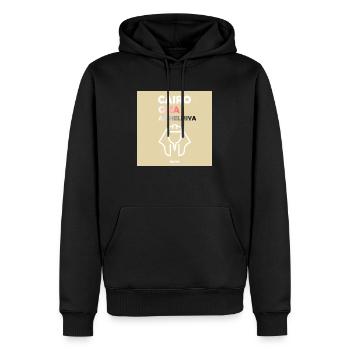 Le Caire, Égypte - Sweat à capuche Premium bio Homme - noir - Devant - Nico (187cm)