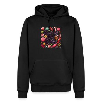 La journée la plus douce de tous les temps - Sweat à capuche Premium bio Homme - noir - Devant - Nico (187cm)