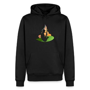Jazz Orleans Saxophone - Men’s Premium Organic Hoodie - black - Front - Nico (187cm)