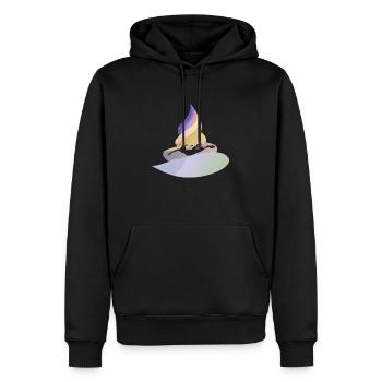 Schwimmen Scuba Bademeister - Männer Premium Bio Hoodie - Schwarz - Vorne - Nico (187cm)