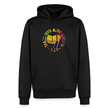 Siamo Tutti Antifascisti 161 Antifa Flags - Männer Premium Bio Hoodie - Schwarz - Vorne - Nico (187cm)