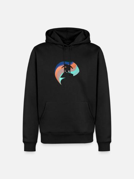 Parkour Stunt - Men’s Premium Organic Hoodie - black