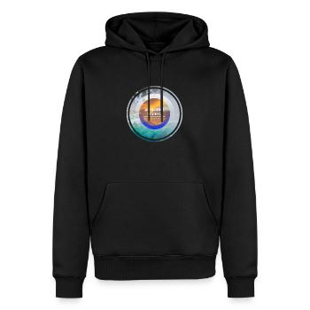 Drucke für Musikliebhaber, Musik, trendy - Männer Premium Bio Hoodie - Schwarz - Vorne - Nico (187cm)