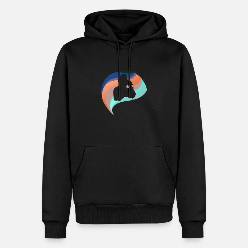 Chant Chœur Ténor - Sweat à capuche Premium bio Homme - noir
