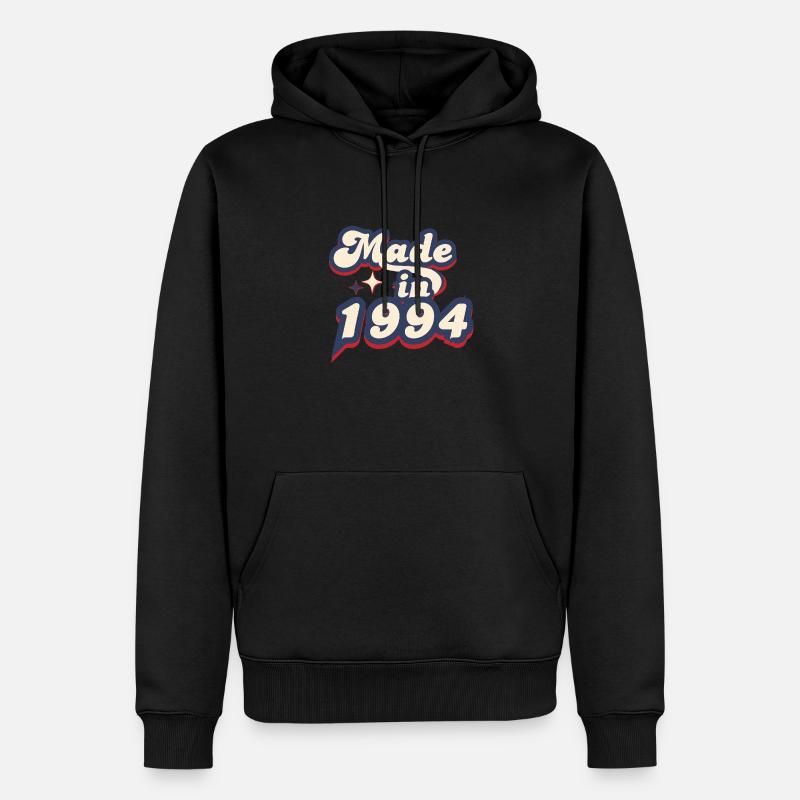 Made in 1994 retro - Sweat à capuche Premium bio Homme - noir