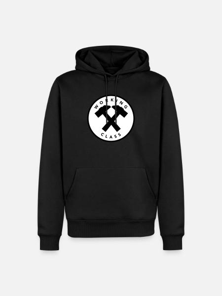 Working Class - Men’s Premium Organic Hoodie - black