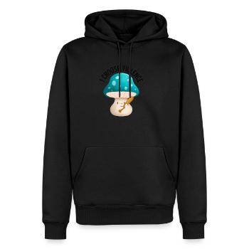 Choisissez Violence Sarcastique Citation drôle - Sweat à capuche Premium bio Homme - noir - Devant - Nico (187cm)