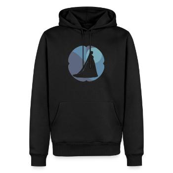 Wedding Wedding Dress Wedding Planning - Men’s Premium Organic Hoodie - black - Front - Nico (187cm)