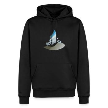 Nageur, Plongeur, Sauveteur - Sweat à capuche Premium bio Homme - noir - Devant - Nico (187cm)
