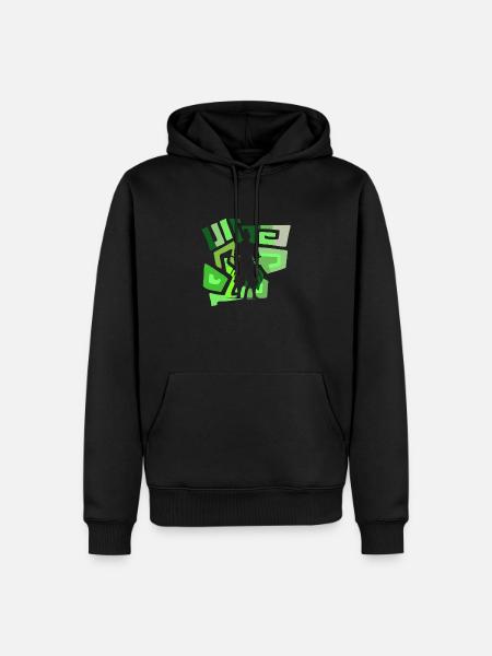 Ninja Kendo - Männer Premium Bio Hoodie - Schwarz
