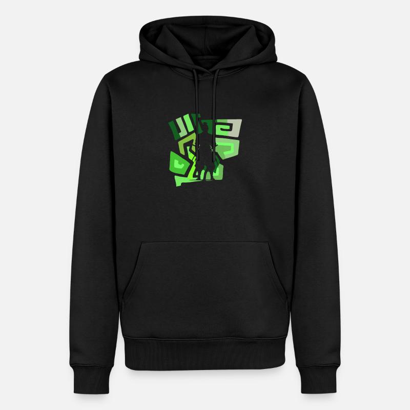 Ninja Kendo - Männer Premium Bio Hoodie - Schwarz
