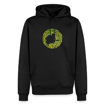 Electric Guitar Guitar Bass - Men’s Premium Organic Hoodie - black - Front - Nico (187cm)