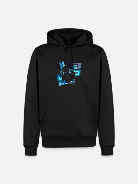 Singing Tenor Jazz - Men’s Premium Organic Hoodie - black