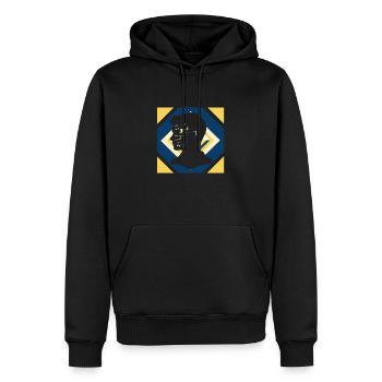 Math Problem - Men’s Premium Organic Hoodie - black - Front - Nico (187cm)