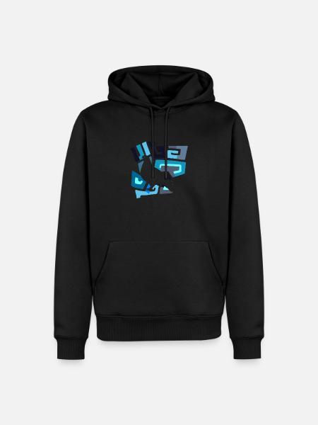 Pigeon pigeon dung - Men’s Premium Organic Hoodie - black
