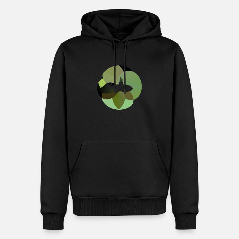 Uboot Unterseeboot - Männer Premium Bio Hoodie - Schwarz