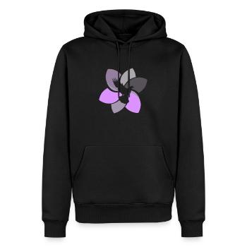 Taube Tauben Taubenpost - Männer Premium Bio Hoodie - Schwarz - Vorne - Nico (187cm)