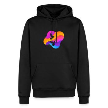 Pigeon Pigeon Egg Turtle Doves - Men’s Premium Organic Hoodie - black - Front - Nico (187cm)