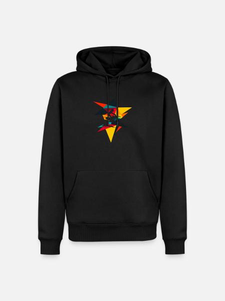 Motocross Bewegung Adrenalin - Männer Premium Bio Hoodie - Schwarz