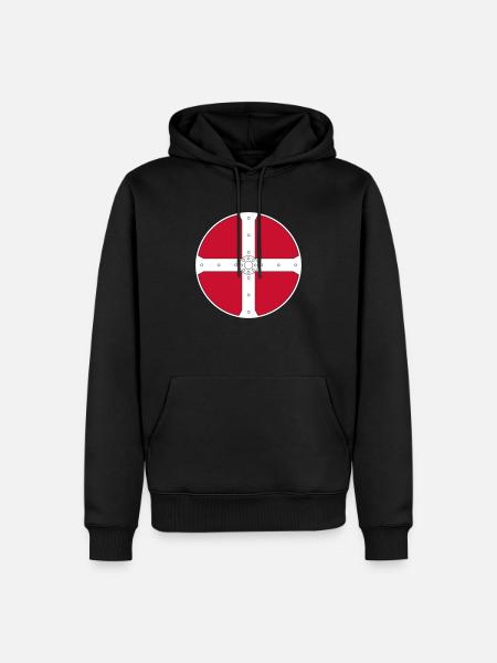 Wikinger - Männer Premium Bio Hoodie - Schwarz