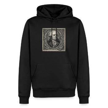Danton Q - Deluxe Edition - Sweat à capuche Premium bio Homme - noir - Devant - Nico (187cm)