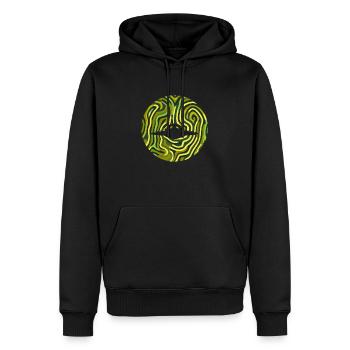 Spaceship Mars Space - Men’s Premium Organic Hoodie - black - Front - Nico (187cm)