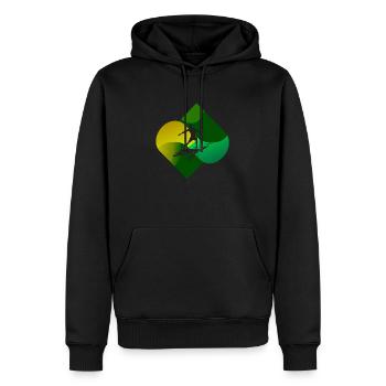 Surfen Surfer Surfboard - Männer Premium Bio Hoodie - Schwarz - Vorne - Nico (187cm)