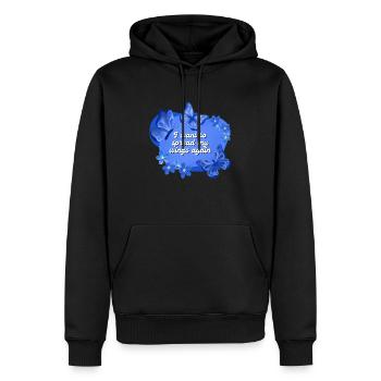 Je veux à nouveau déployer mes ailes Schmetterlinge - Sweat à capuche Premium bio Homme - noir - Devant - Nico (187cm)