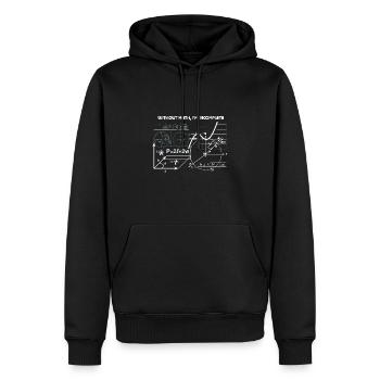 Ohne Mathematik bin ich unvollständig - Männer Premium Bio Hoodie - Schwarz - Vorne - Nico (187cm)