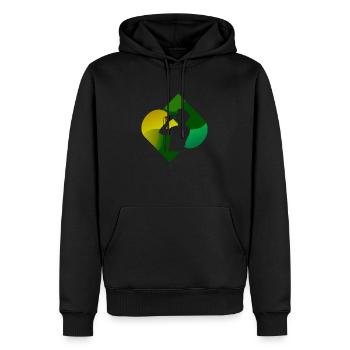 Singen Chor - Männer Premium Bio Hoodie - Schwarz - Vorne - Nico (187cm)