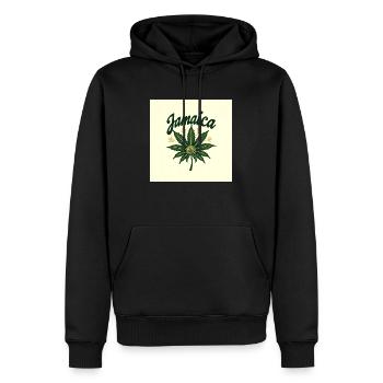 Flux Dev Create a design featuring a vibrant ca - Männer Premium Bio Hoodie - Schwarz - Vorne - Nico (187cm)