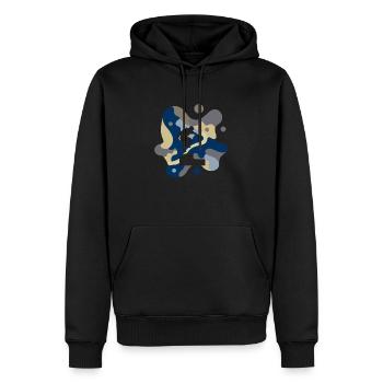 Stuntman Parkour Parkour Runner - Men’s Premium Organic Hoodie - black - Front - Nico (187cm)