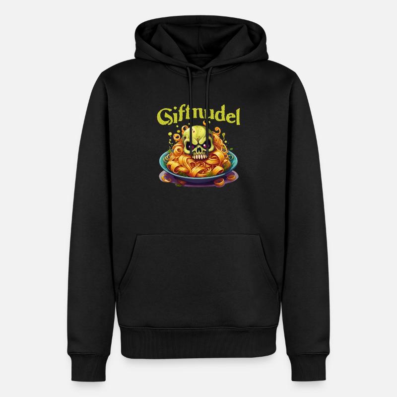 Giftnudel - Männer Premium Bio Hoodie - Schwarz
