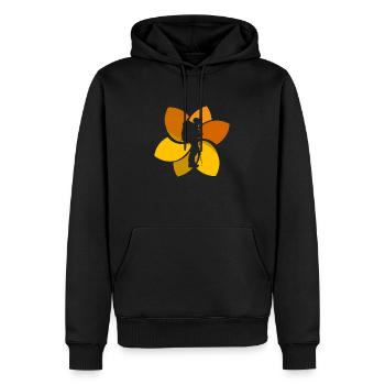 Wanderung Trekking Trekker - Männer Premium Bio Hoodie - Schwarz - Vorne - Nico (187cm)