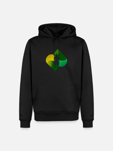 Karaté Ninja Samouraï - Sweat à capuche Premium bio Homme - noir