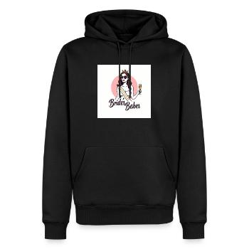 Équipe Bride | Chemise d’enterrement de vie de garçon avec design de fête - Sweat à capuche Premium bio Homme - noir - Devant - Nico (187cm)