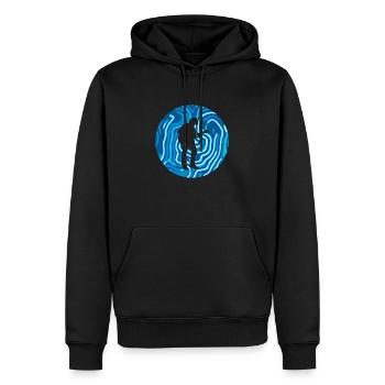 Bassist Heavy Gitarrist - Männer Premium Bio Hoodie - Schwarz - Vorne - Nico (187cm)