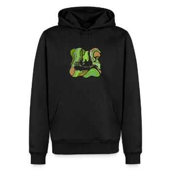Rowing Whitewater Rowers - Men’s Premium Organic Hoodie - black - Front - Nico (187cm)