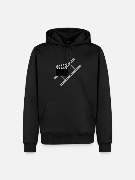 Film - Men’s Premium Organic Hoodie - black