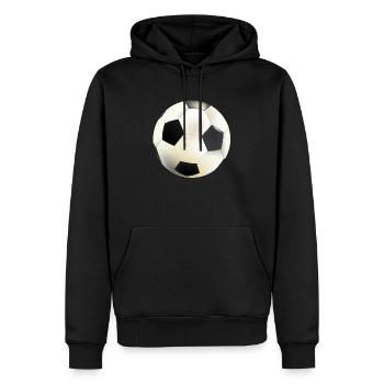 balle - Sweat à capuche Premium bio Homme - noir - Devant - Nico (187cm)