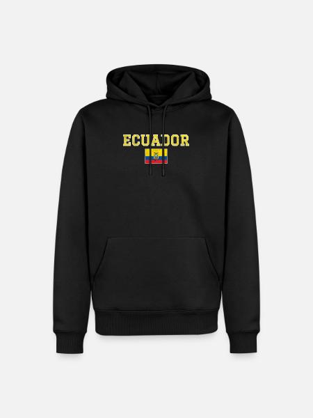 Ecuador - Men’s Premium Organic Hoodie - black
