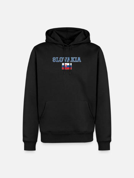 Slowakei - Männer Premium Bio Hoodie - Schwarz