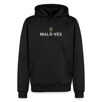 Malediven - Männer Premium Bio Hoodie - Schwarz - Vorne - Nico (187cm)